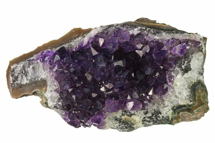Dark Purple, Amethyst Crystal Cluster - Uruguay #139480